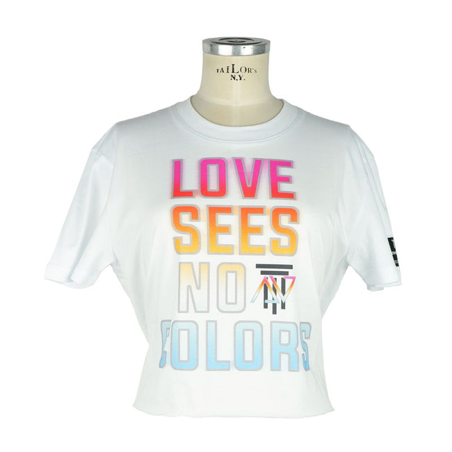 Diego Venturino White Cotton Women's Top