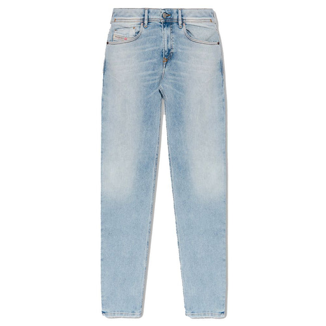 Diesel Light Blue Cotton Men Skinny Jean
