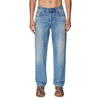Diesel Light Blue Cotton Men's Regular-Fit Jean