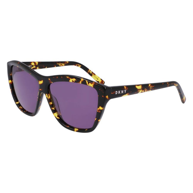 DKNY Black Haircalf Sunglasses