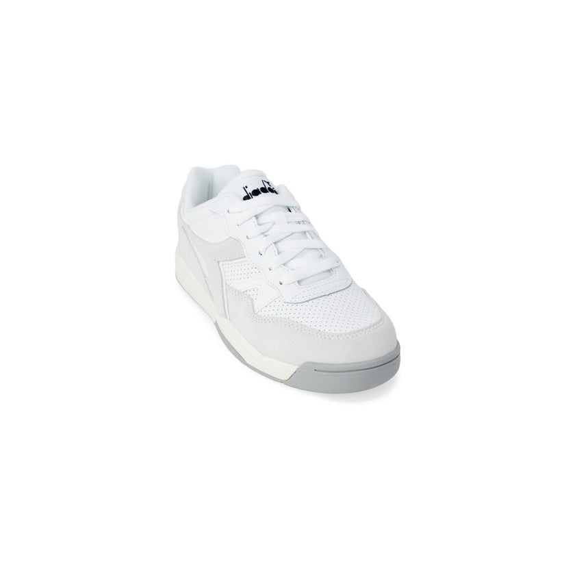 Diadora White Artificial Leather Sneaker
