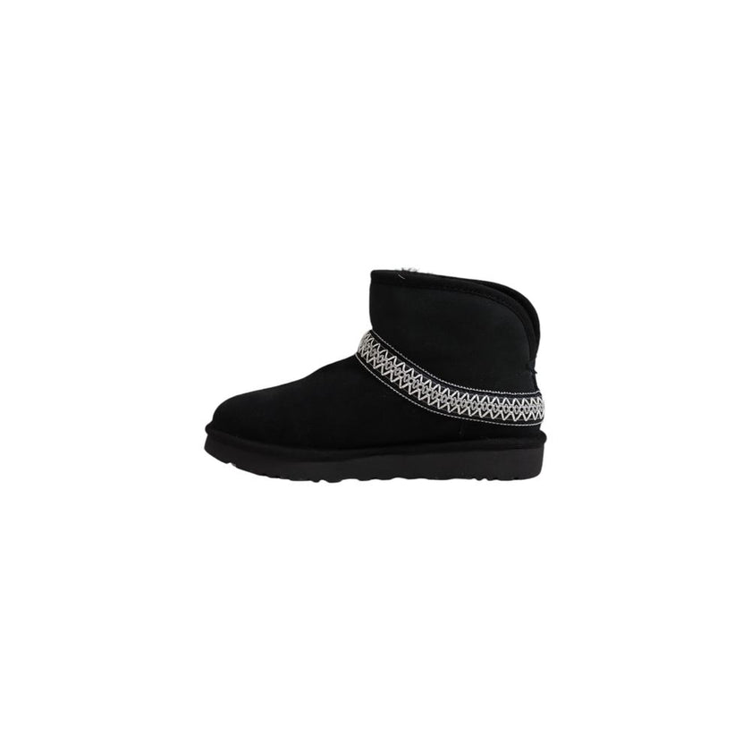 UGG Black Suede Leather Boot
