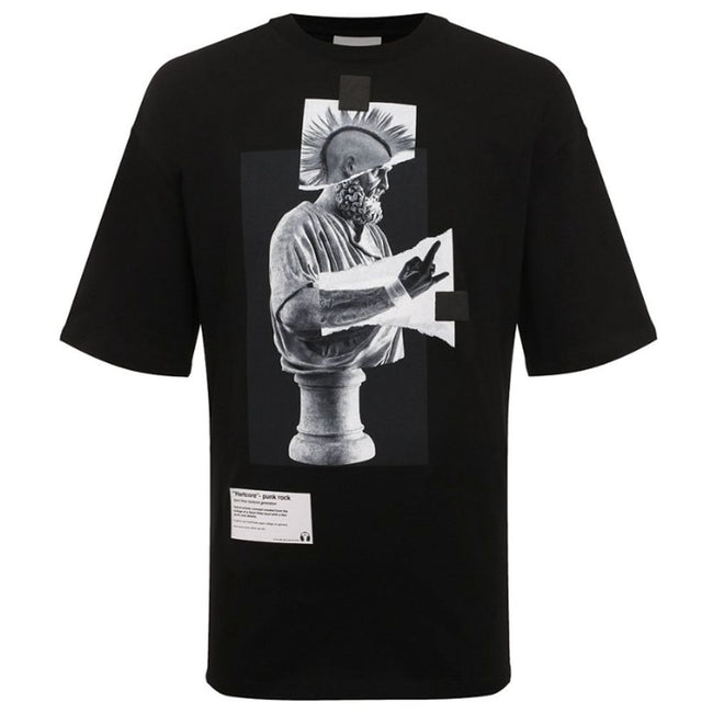 Diego Venturino Black Cotton T-Shirt
