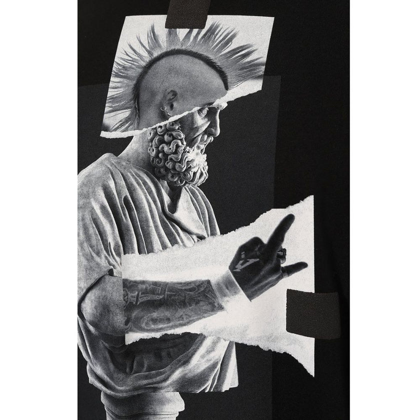 Diego Venturino Black Cotton T-Shirt