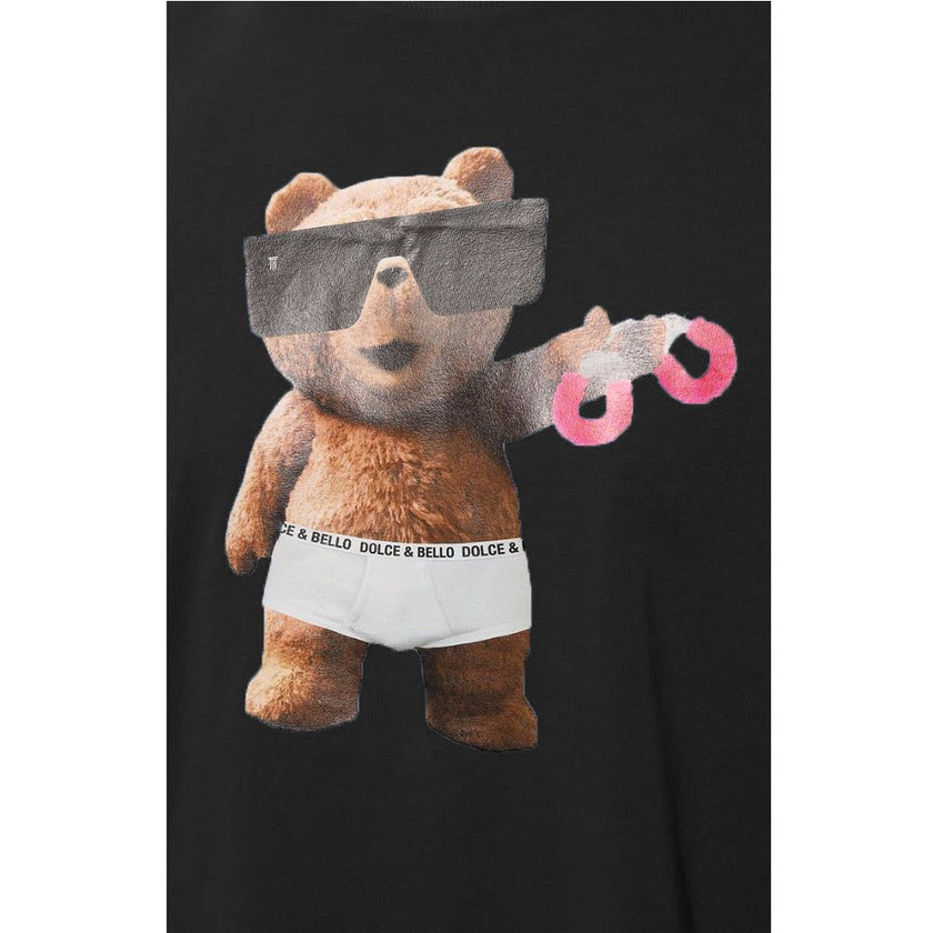 Diego Venturino Black Cotton T-Shirt