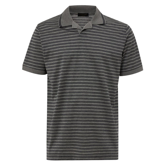 Corneliani Brown Cotton Polo Shirt