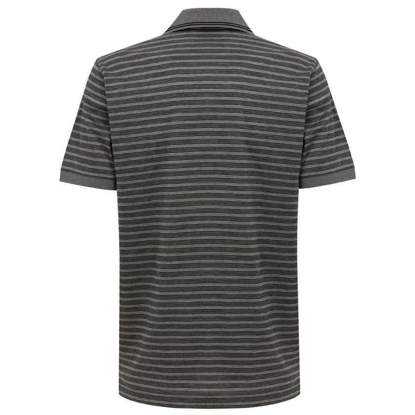 Corneliani Brown Cotton Polo Shirt