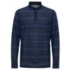 Corneliani Blue Wool Polo Shirt