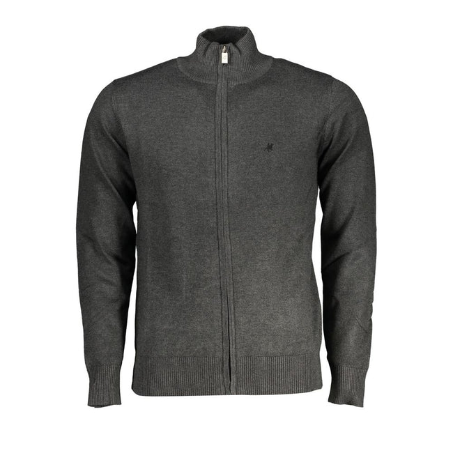 U.S. Grand Polo Brown Nylon Men Cardigan