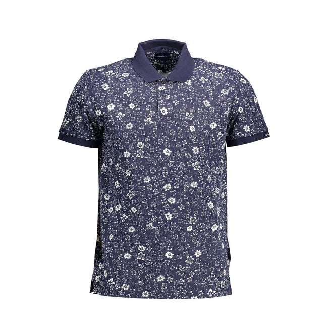 Gant Blue Cotton Men Polo Shirt