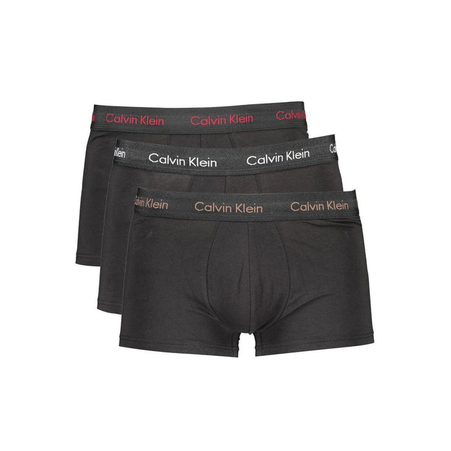 Calvin Klein Black Cotton Men Boxer