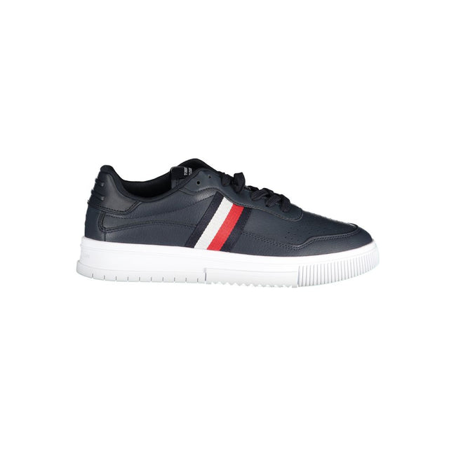 Tommy Hilfiger Blue Leather Men Sneaker