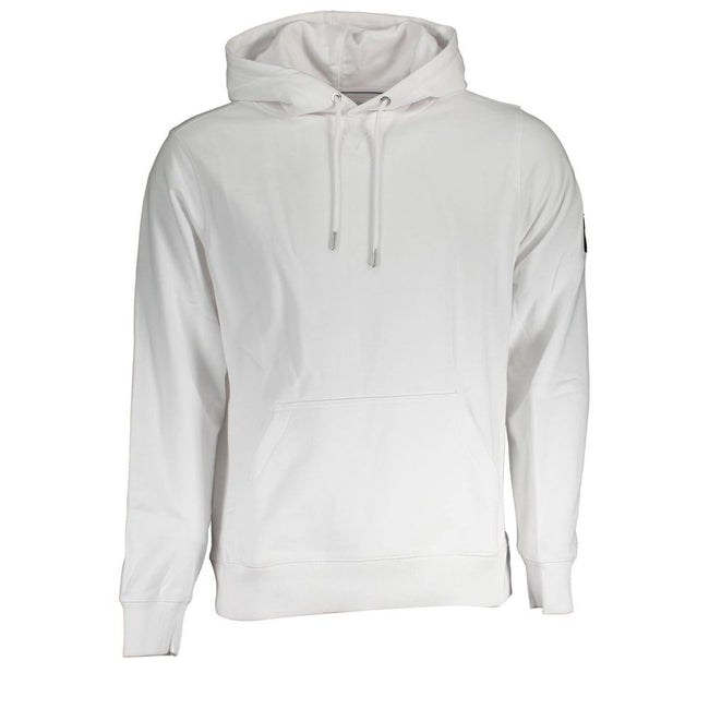 Calvin Klein White Cotton Men Sweater