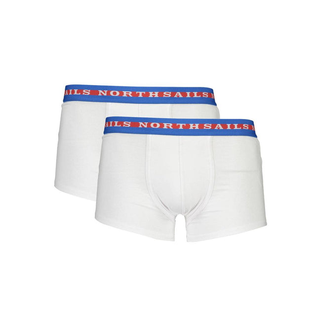 North Sails White Cotton Men Boxer