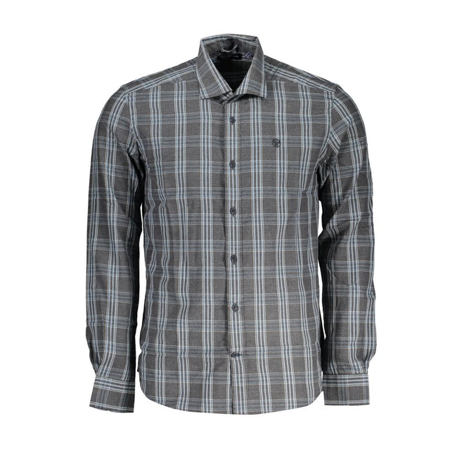 North Sails Brown Cotton Men Shirt