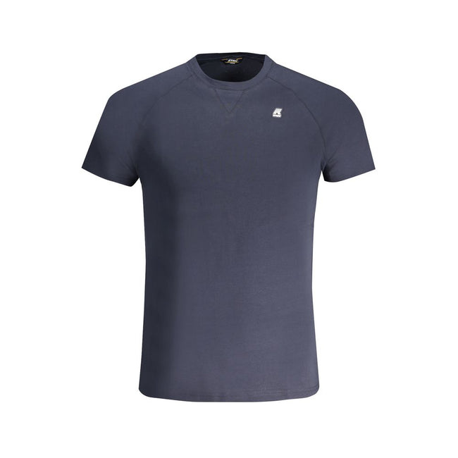 K-WAY Blue Cotton Men T-Shirt
