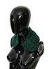 Dolce & Gabbana Elegant Lambskin Fur Scarf in Lush Green