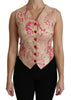 Dolce & Gabbana Elegant Silk Blend V-Neck Vest Top