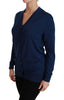 Dolce & Gabbana Elegant Blue Virgin Wool Cardigan