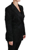 Dolce & Gabbana Elegant Crown-Patterned Double Breasted Jacket