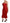 Dolce & Gabbana Exquisite Red Silk Fit and Flare Midi Dress