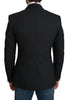 Dolce & Gabbana Elegant Black Virgin Wool Formal Blazer