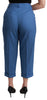 Dolce & Gabbana Elegant Pleated Wool Cuffed Trousers