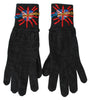Dolce & Gabbana Gray Virgin Wool Unisex Gloves