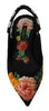 Dolce & Gabbana Elegant Crystal-Embellished Floral Flats