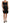 Dolce & Gabbana Elegant Black Silk Floral Lace Chemise Dress
