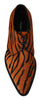 Dolce & Gabbana Tiger Pattern Dress Shoes with Pony Hair
