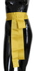 Dolce & Gabbana Chic Silk Yellow Women's Elegant Belt