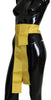 Dolce & Gabbana Chic Silk Yellow Women's Elegant Belt