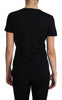 Dolce & Gabbana Elegant Black Wool Round Neck T-Shirt