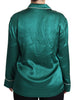 Dolce & Gabbana Elegant Silk Pajama Lounge Shirt