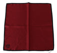 Dolce & Gabbana Elegant Red Silk Square Handkerchief