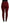 Dolce & Gabbana High-Waist Embroidered Red Skinny Trousers