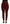 Dolce & Gabbana High-Waist Embroidered Red Skinny Trousers