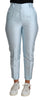 Dolce & Gabbana Elegant High-Waisted Silk Trousers