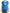 Moschino Chic Blue Cotton Tee with Iconic Print