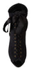 Dolce & Gabbana Elegant Ankle Open Toe Heel Boots