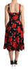 Dolce & Gabbana Sicilian Bag Print Sleeveless Midi Dress
