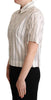 Dolce & Gabbana Elegant Striped Cotton Polo Top