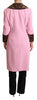 Dolce & Gabbana Chic Pink Leopard Trench with Crystal Buttons