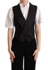 Dolce & Gabbana Elegant Leopard Print Waistcoat – Sleeveless Vest