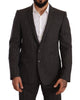 Dolce & Gabbana Elegant Gray Martini Woolen Suit Set