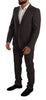 Dolce & Gabbana Elegant Gray Martini Woolen Suit Set