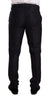 Dolce & Gabbana Elegant Slim Fit Jacquard Suit in Blue