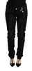 Acht Sleek Black Wash Skinny Jeans