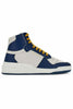 Saint Laurent Elevate Your Style with Mid-Top Blue Luxury Sneakers